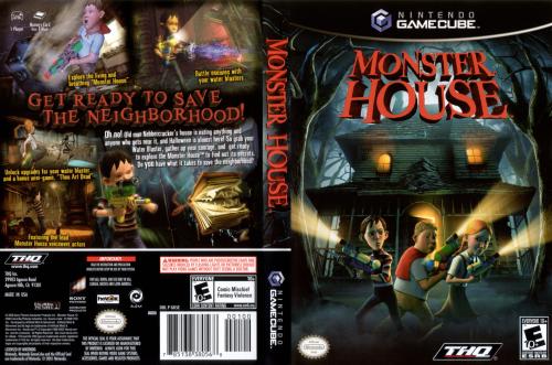 Monster House (Europe) (En,Fr,De,Es,It) Cover - Click for full size image